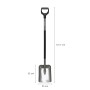 Загребваща лопата Fiskars Ergonomic™ 132 cm | BaseiniBG