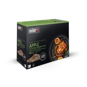 Дървени пелети Weber® Ябълка 8 kg | BaseiniBG