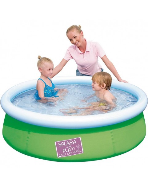 Bestway - Надуваем басейн My first Fast Set Pool 152x38 см - зелен