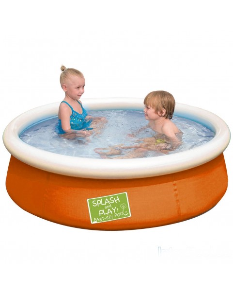 Bestway - Надуваем басейн My first Fast Set Pool 152x38 см - оранжев